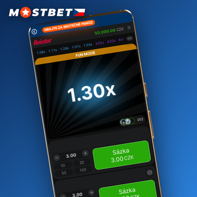 Funkce dual bet v Mostbet Aviator – dva sázkové panely s vlastním tlačítkem cashout