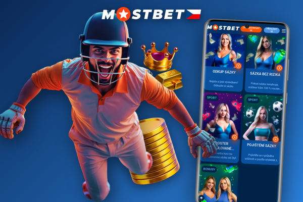Zadej promo kód BETBONUSCZ při registraci Mostbet a získej bonus za registraci