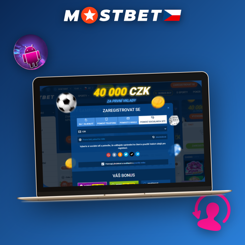 Mostbet registrace – formulář na notebooku a mobilu pro snadný start