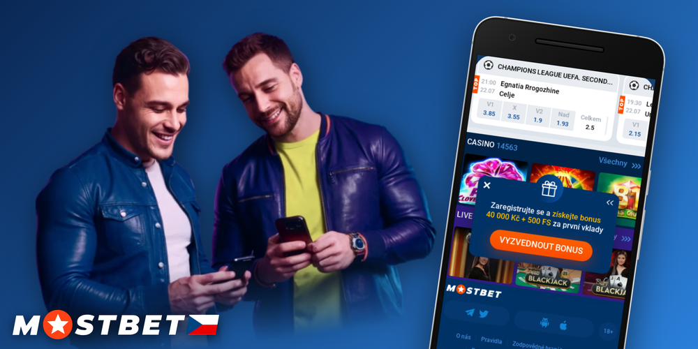 Registrační formulář Mostbet s polem pro zadání promo kódu BETBONUSCZ